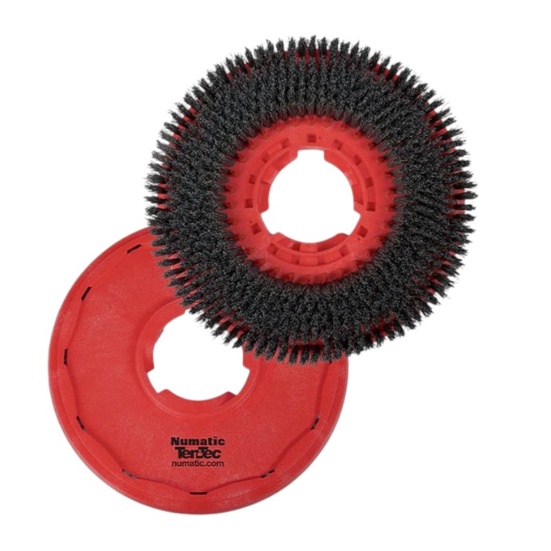 Bürstenscheibe für Scheuersaugmaschine - Ten Tec - 220mm - Nx - Rot - ( 2 Stück )